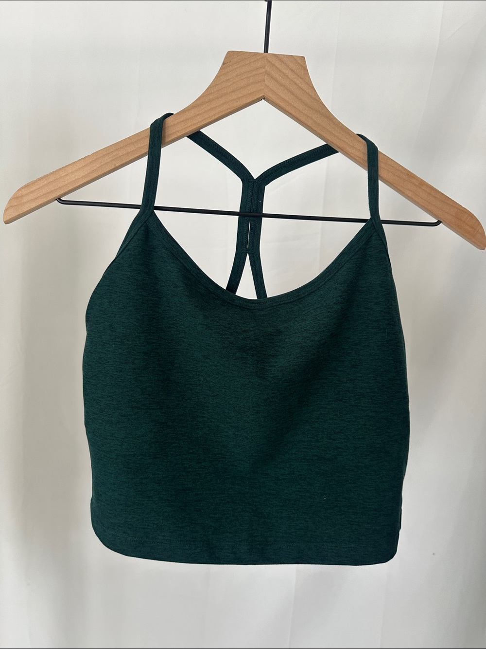 Beyond Yoga Dark Green Strappy Cami Bra NWT